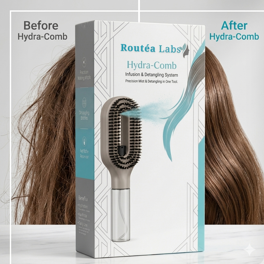 Tangle-Free Hairbrush Spray Combo