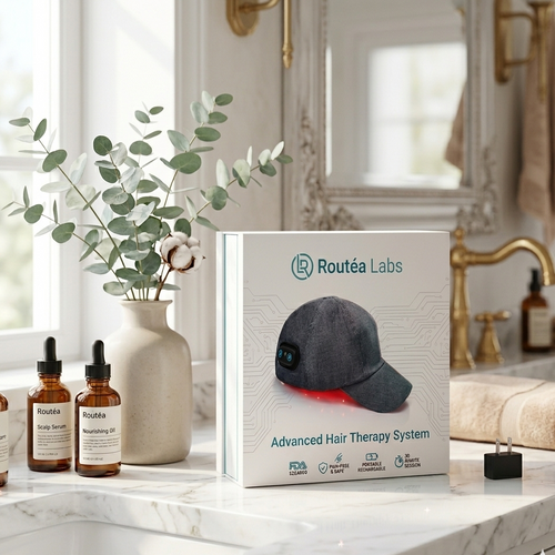 Routéa Labs Red Light Hair Growth Cap  Infrared Anti-hair Loss Therapy