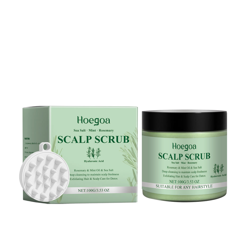 Rosemary Scalp Facial Scrub Soothing Scalp Moisturizing Cool