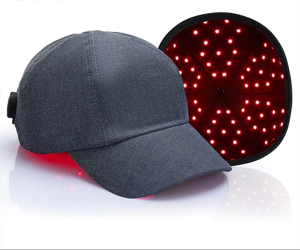 Red light Therapy hair growth cap designed for convenient home use to promote hair regrowth and scalp health.